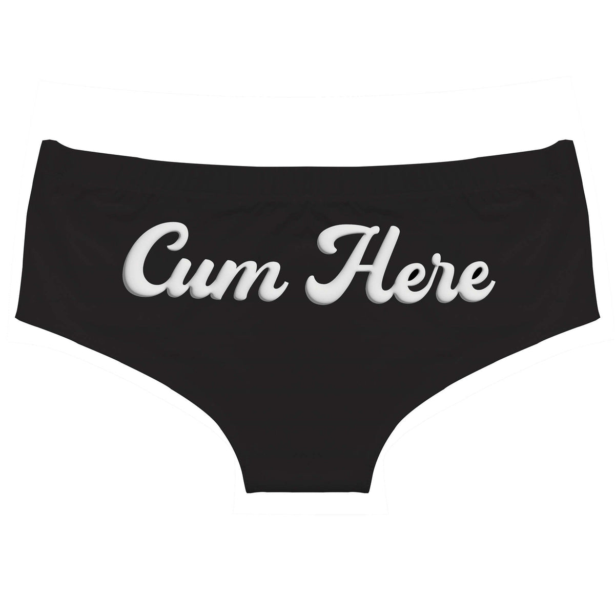 Women's Cum Here Booty Shorts - Inked Shop