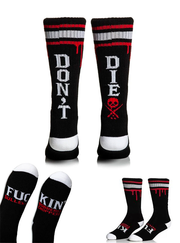 Don&#39;t Die Black High Socks