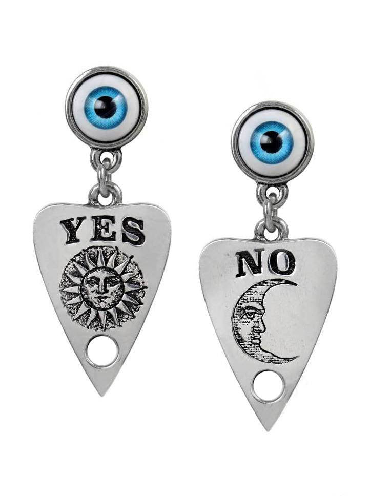 &quot;Ouija Planchette&quot; Earrings by Alchemy of England - www.inkedshop.com