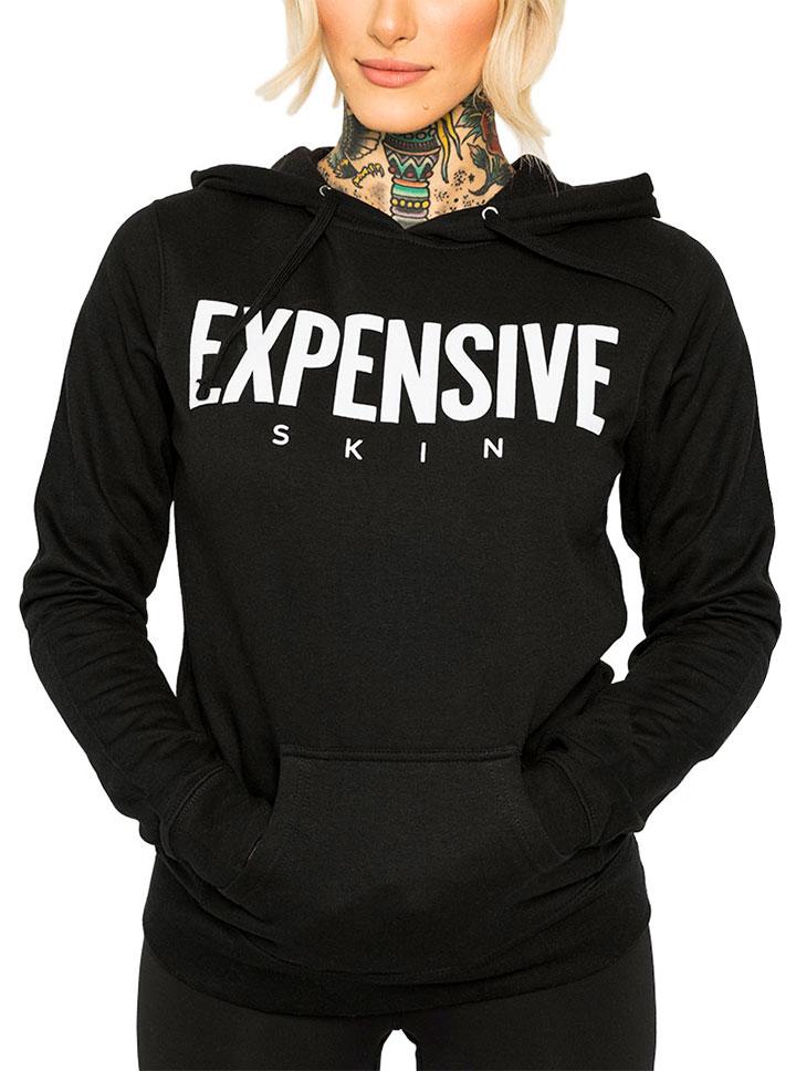 Women&#39;s Expensive Skin Puff Pullover Hoodie