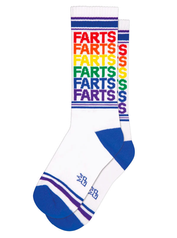Farts Ribbed Gym Socks