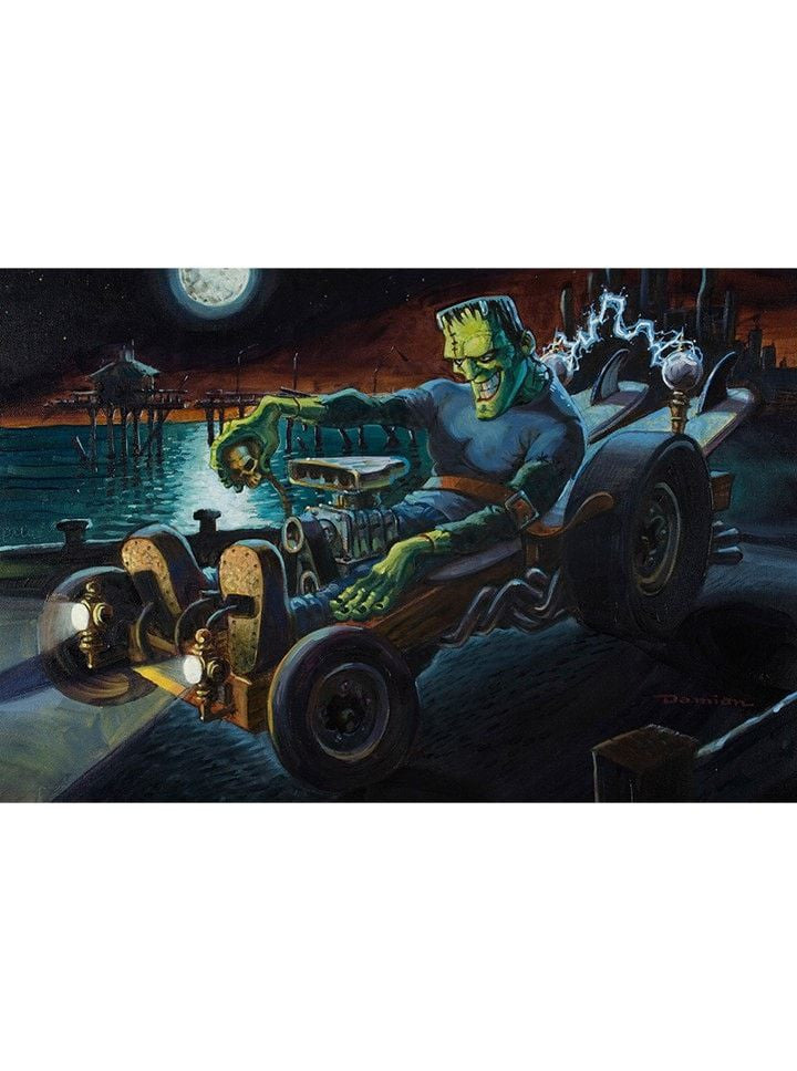 &quot;Fully Charged&quot; Print by Damian Fulton for Black Market Art - www.inkedshop.com