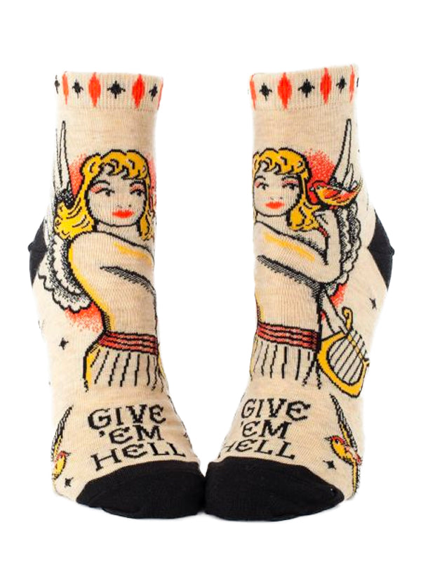 Women&#39;s Give &#39;Em Hell Ankle Socks