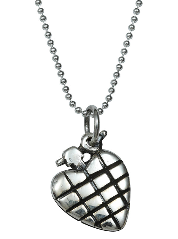Heart Grenade Necklace