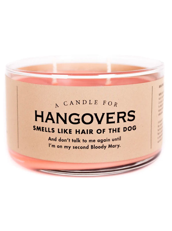 Hangovers Candle