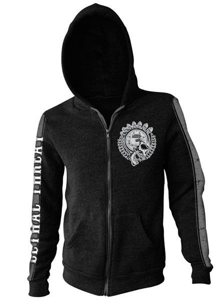 Men&#39;s &quot;High Compression&quot; Zip-Up Hoodie by Lethal Threat (Black) - www.inkedshop.com