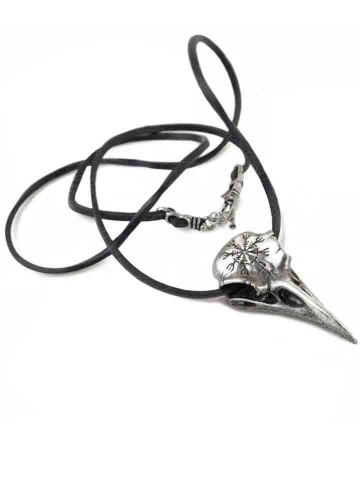 &quot;Helm of Awe Ravenskull&quot; Pendant by Alchemy of England - www.inkedshop.com