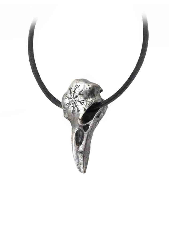 &quot;Helm of Awe Ravenskull&quot; Pendant by Alchemy of England - www.inkedshop.com