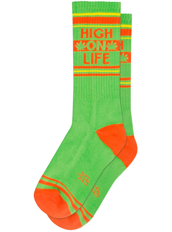 Unisex High On Life Ribbed Gym Socks