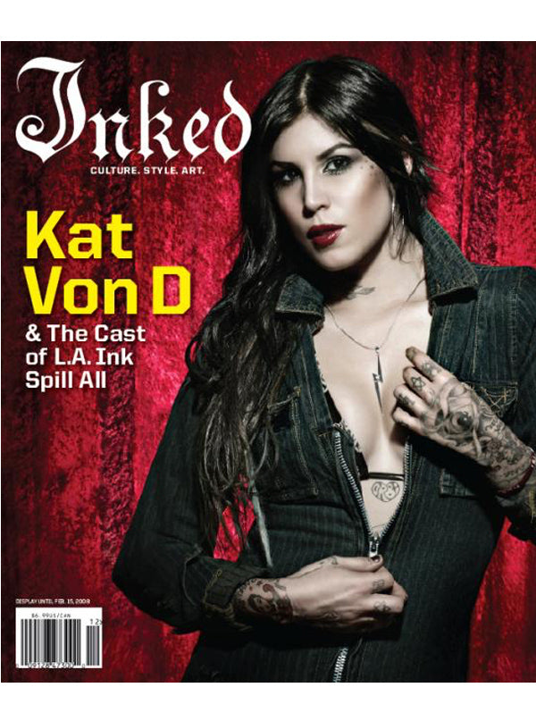 Inked Magazine: Featuring Kat Von D - February 2008
