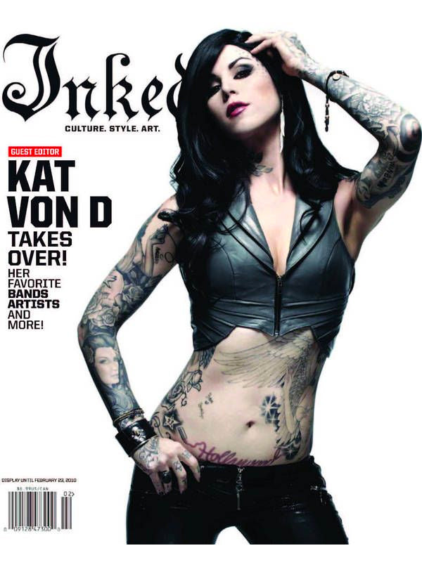 Inked Magazine: Featuring Kat Von D - February 2010