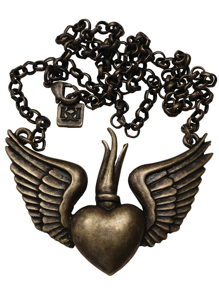 &quot;Winged Sacred&quot; Necklace by Kitsch &#39;n&#39; Kouture (More Options) - www.inkedshop.com