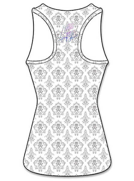 Women&#39;s &quot;Painted Soul&quot; Sublimation Tank by Lethal Angel (White) - www.inkedshop.com