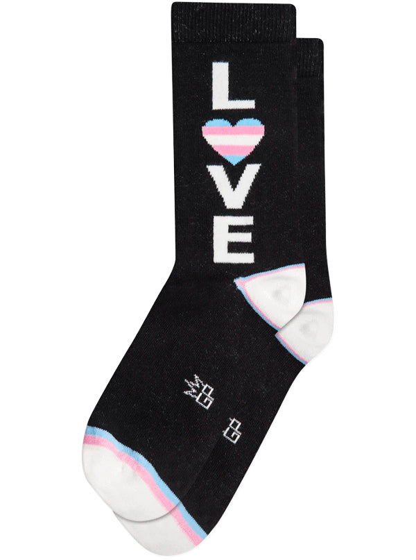 Unisex Love Crew Socks