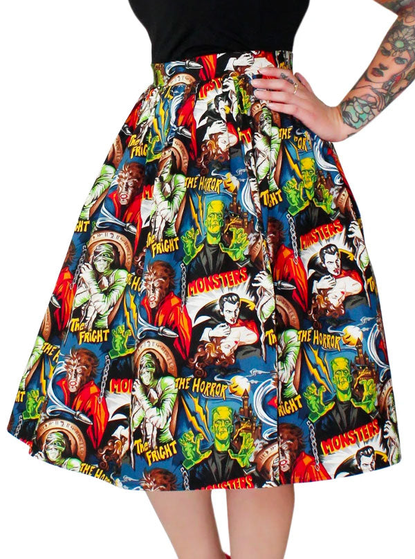Women&#39;s Hollywood Monster Pleated Circle Skirt