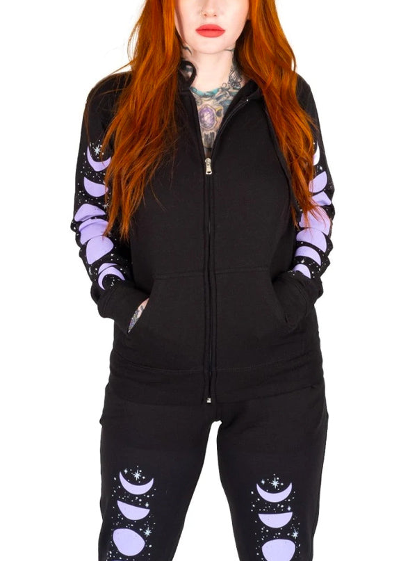 Women&#39;s Phases Of The Moon Sweat Set