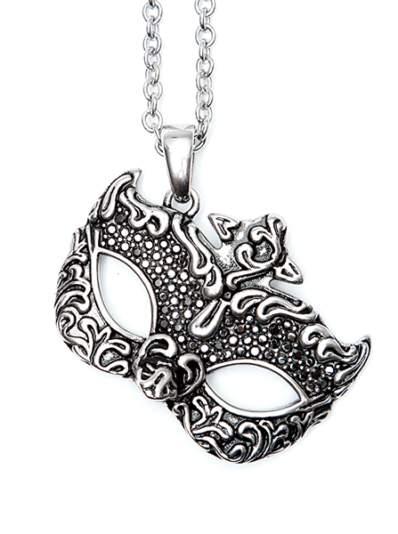 Masquerade Mask Necklace