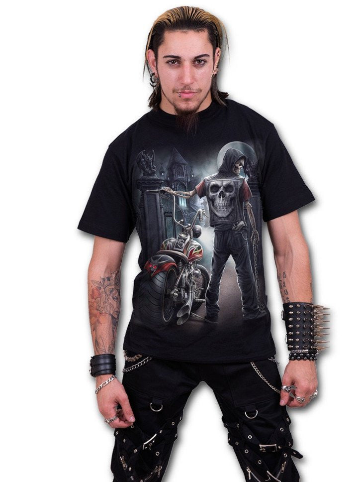 Men&#39;s &quot;Night Church&quot; Tee by Spiral USA (Black) - www.inkedshop.com