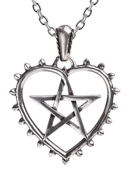 &quot;Cunning Heart&quot; Necklace by Alchemy of England (Silver) - www.inkedshop.com