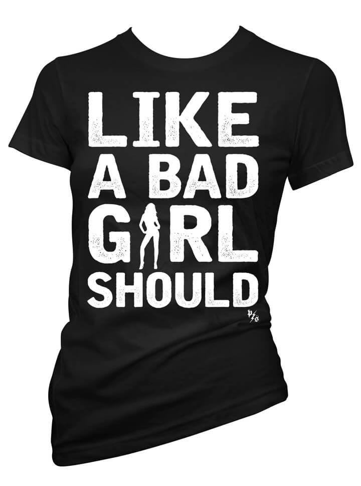 Women&#39;s &quot;Like A Bad Girl Should&quot; Collection by Pinky Star (Black) - www.inkedshop.com