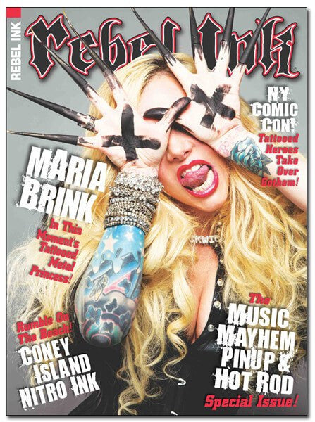 Rebel Ink: Summer 2015 - Music, Mayhem, Pin-Up And Hot Rod Special Issue - www.inkedshop.com