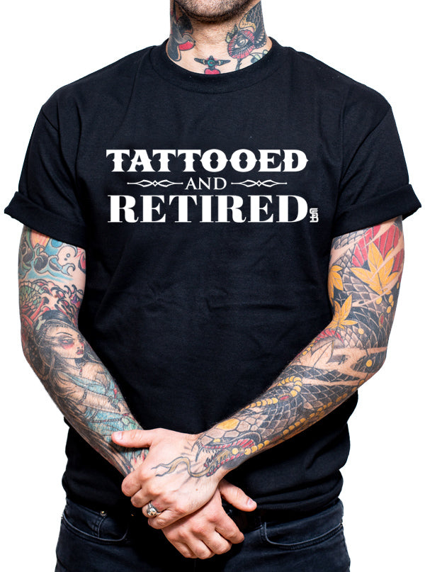 Men&#39;s Tattooed and Retired Tee
