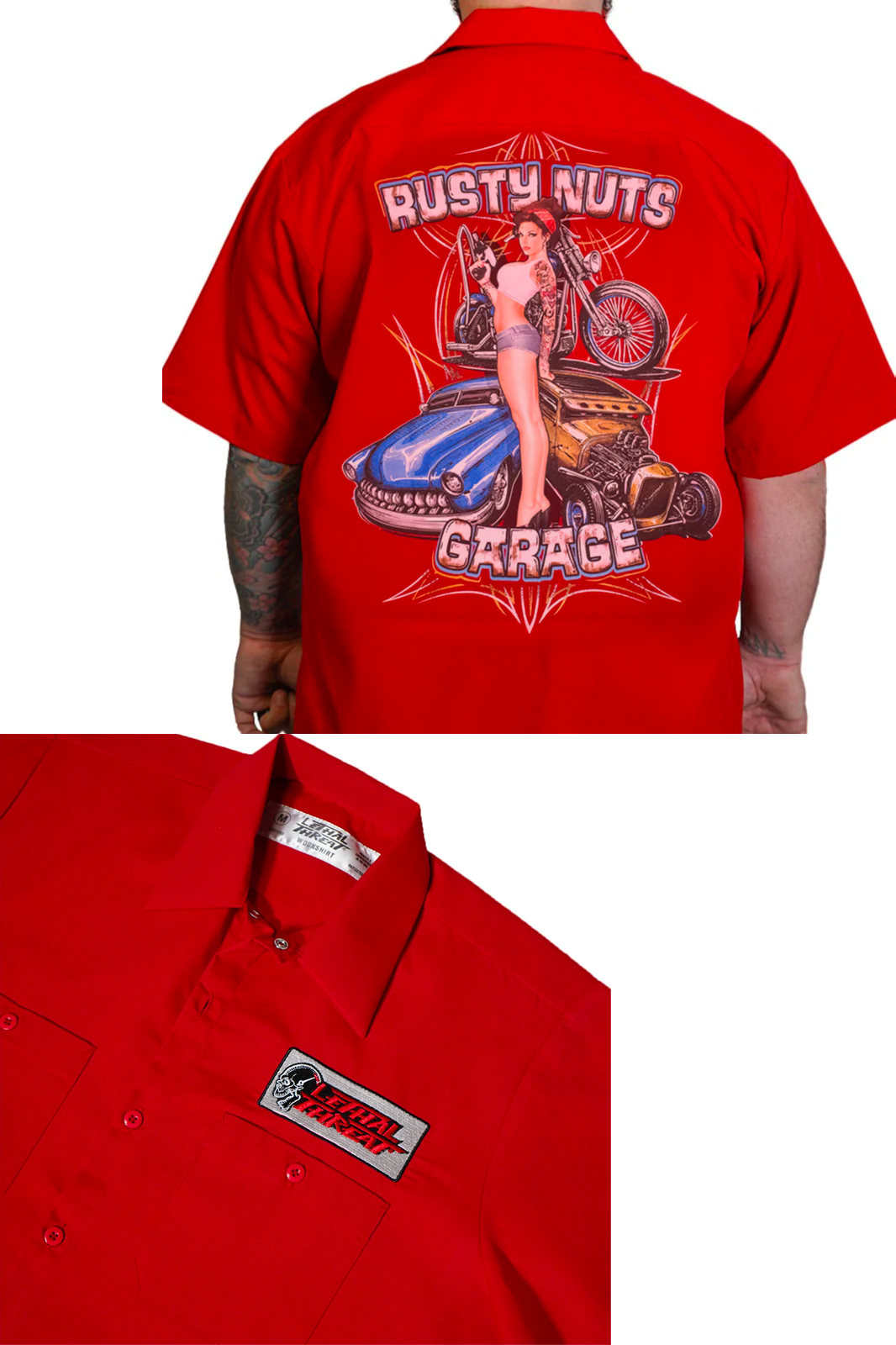 Men&#39;s Garage Girl Work Shirt
