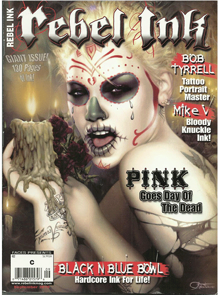 Rebel Ink: 2010 - Pink Goes Day of the Dead