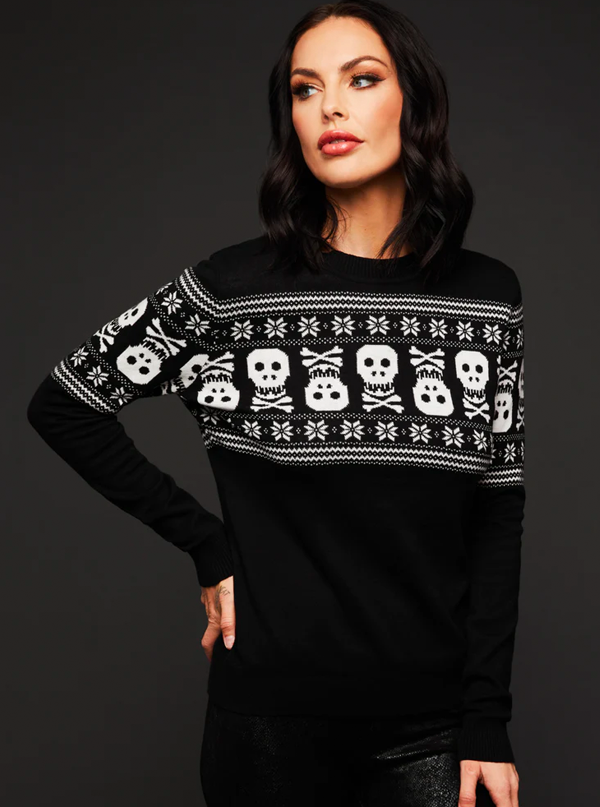 Women&#39;s Bad To The Bone Knit Sweater