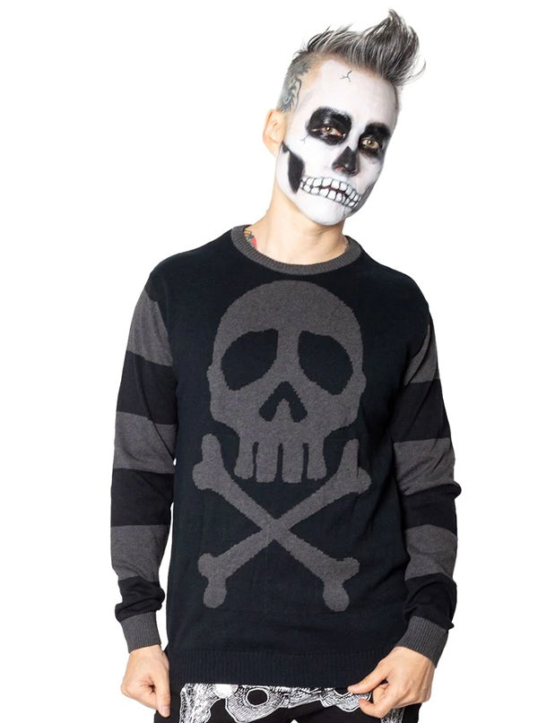Unisex Harlock Skull Sweater
