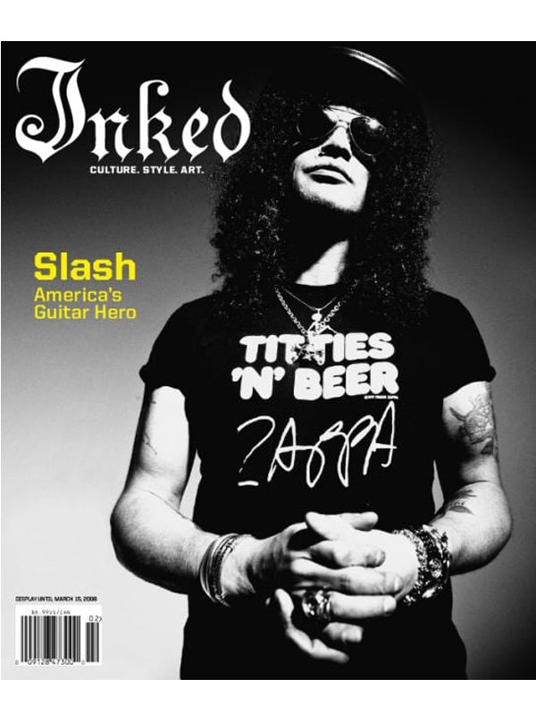 Inked Magazine: Featuring Slash - March 2008