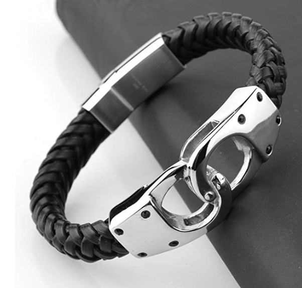 Handcuff Leather Bracelet