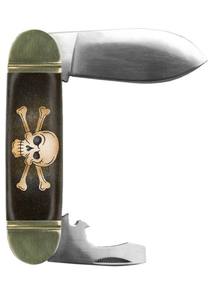 &quot;Skull &amp; Bones&quot; Pocket Knife by Trixie &amp; Milo - www.inkedshop.com
