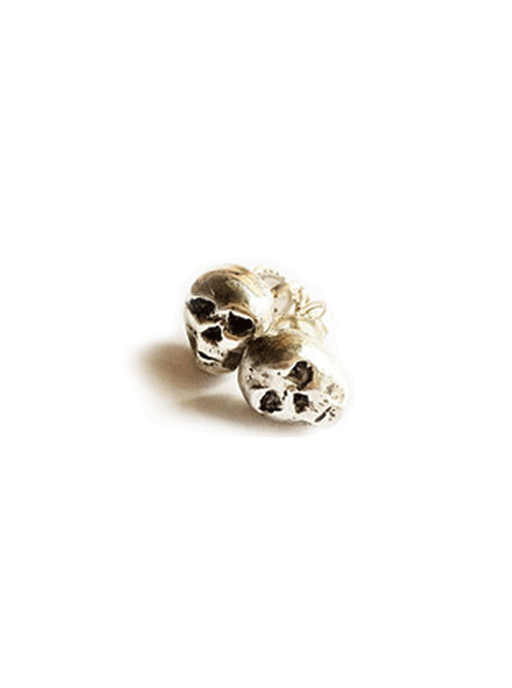 Skull Earrings (Sterling Silver)