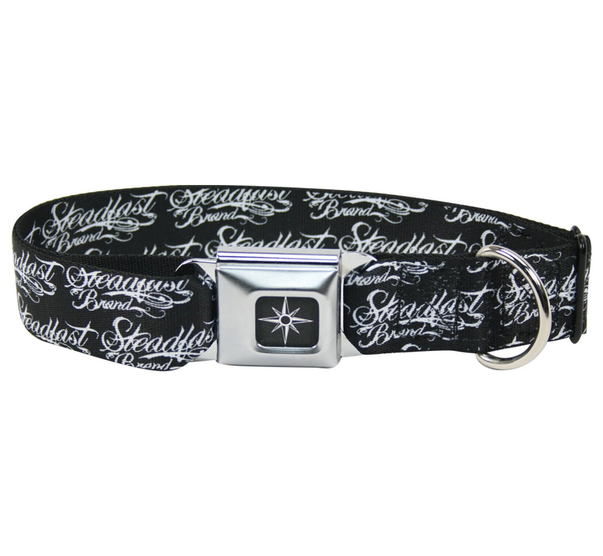 Steadfast Script Logo Dog Collar (Black)