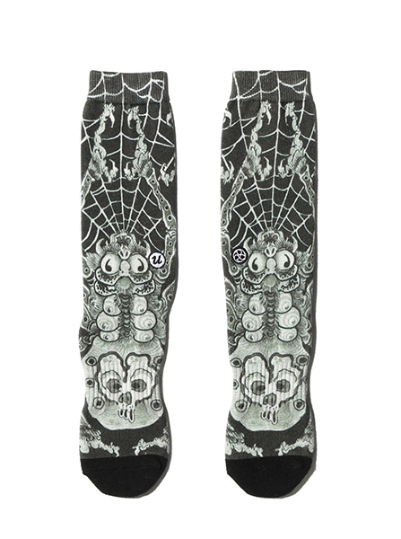 Dokugumo Irezumi Socks Designed By Ganji By Three Tides Tattoo