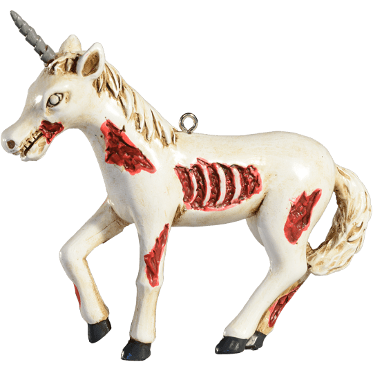 Undead Unicorn Ornament
