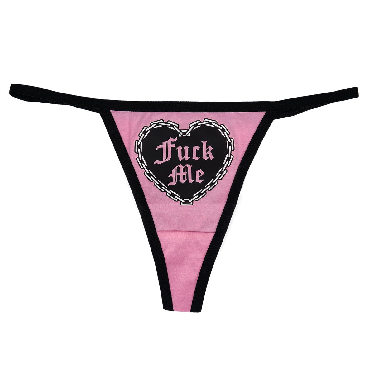 Women&#39;s F Me Pink Thong Underwear