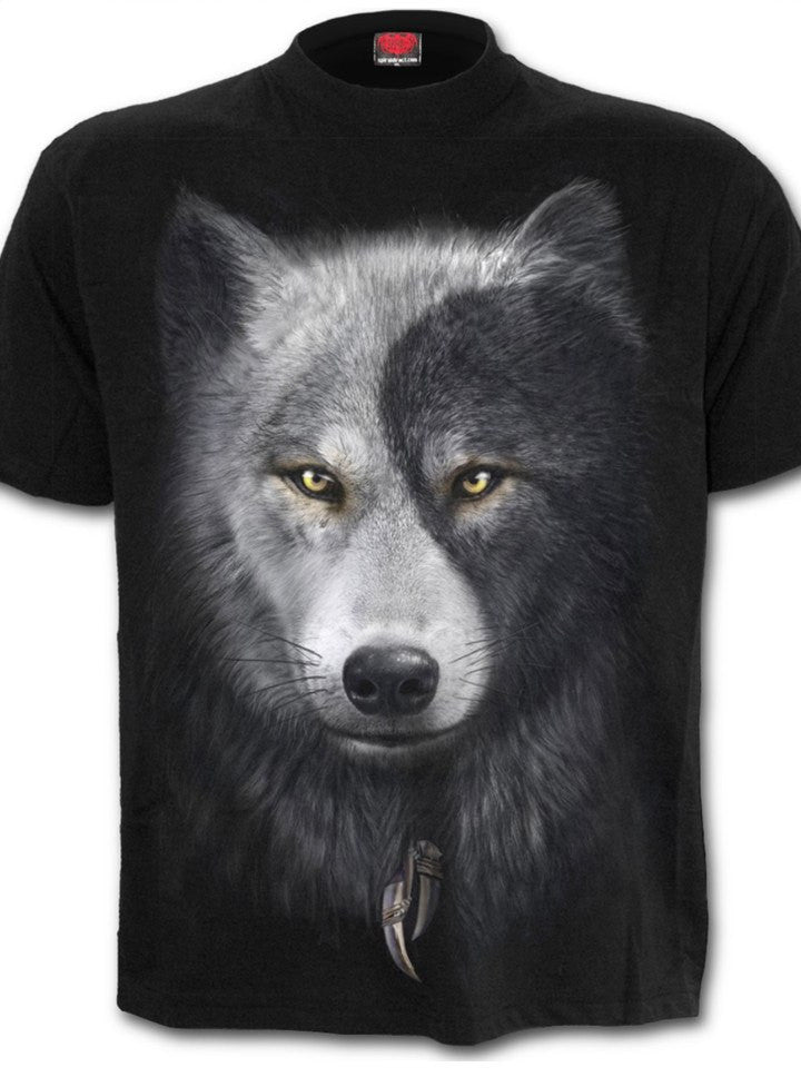Men&#39;s &quot;Wolf Chi&quot; Tee by Spiral USA (Black) - www.inkedshop.com