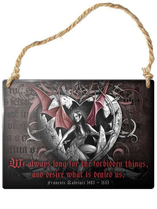 &quot;Forbidden Things&quot; Sign by Alchemy of England - www.inkedshop.com