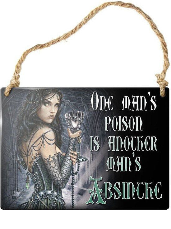 &quot;One Man&#39;s Poison&quot; Sign by Alchemy of England - www.inkedshop.com
