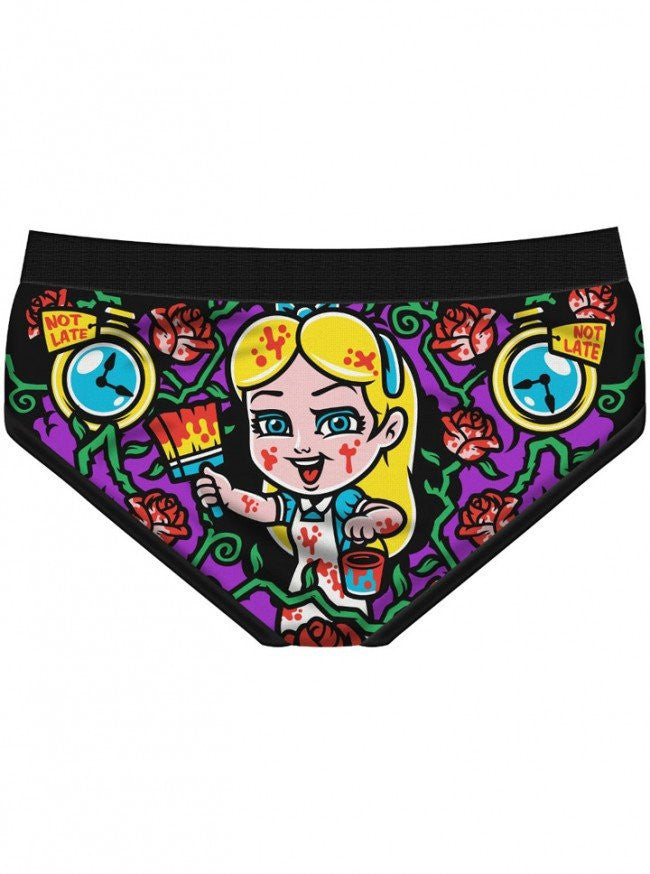 Women&#39;s &quot;Malice In Underland&quot; Period Panties by Harebrained! - www.inkedshop.com