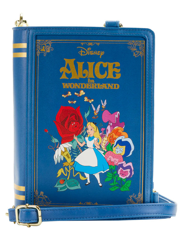 Alice In Wonderland Book Convertible Crossbody Bag