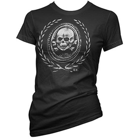 Women&#39;s &quot;Death And Glory&quot; Tee by Pinky Star (Black) - InkedShop - 2