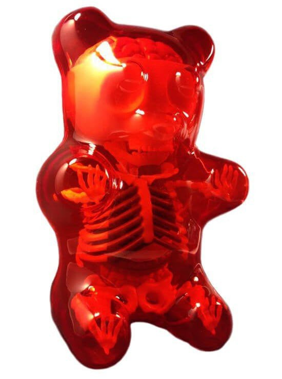 Anatomy Gummy Bear (Red) - www.inkedshop.com