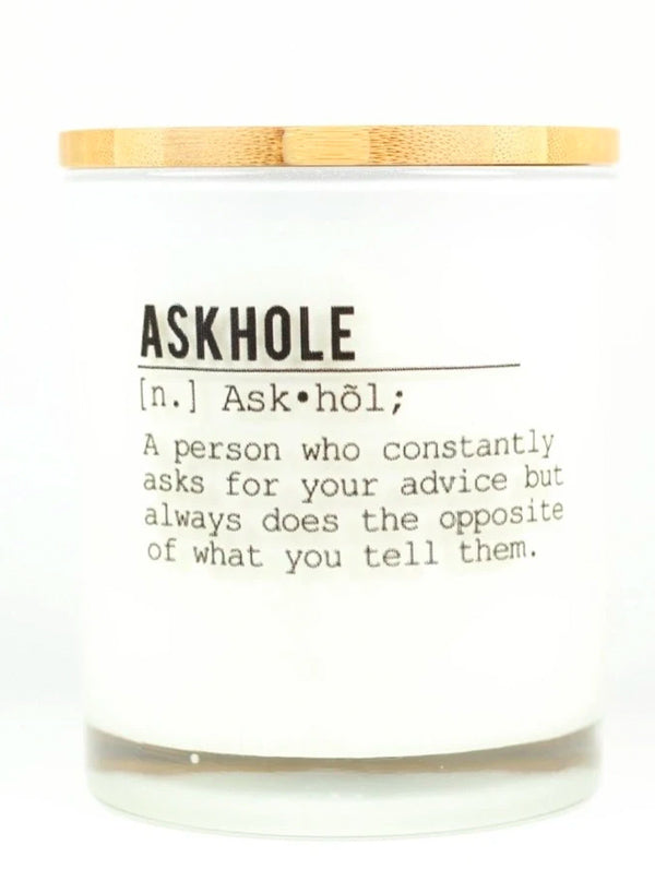 Askhole Candle