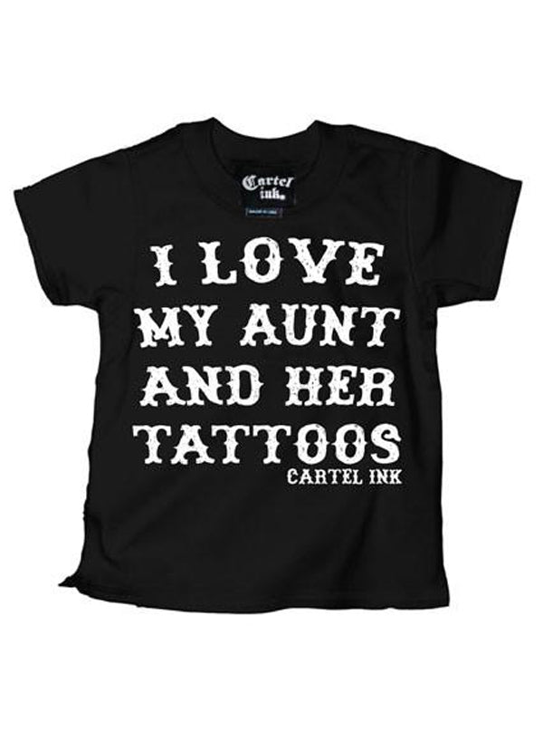 Kid&#39;s I Love My Aunt and Her Tattoos Tee