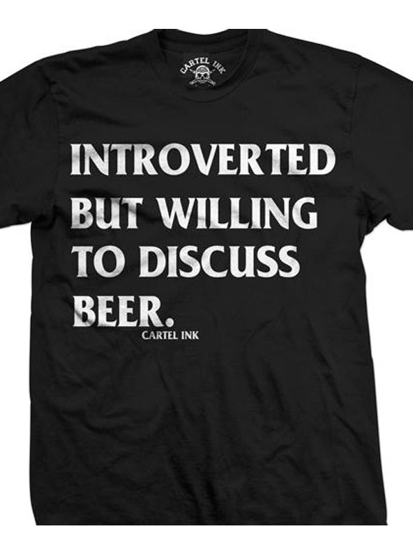 Men&#39;s Introverted / Beer Tee