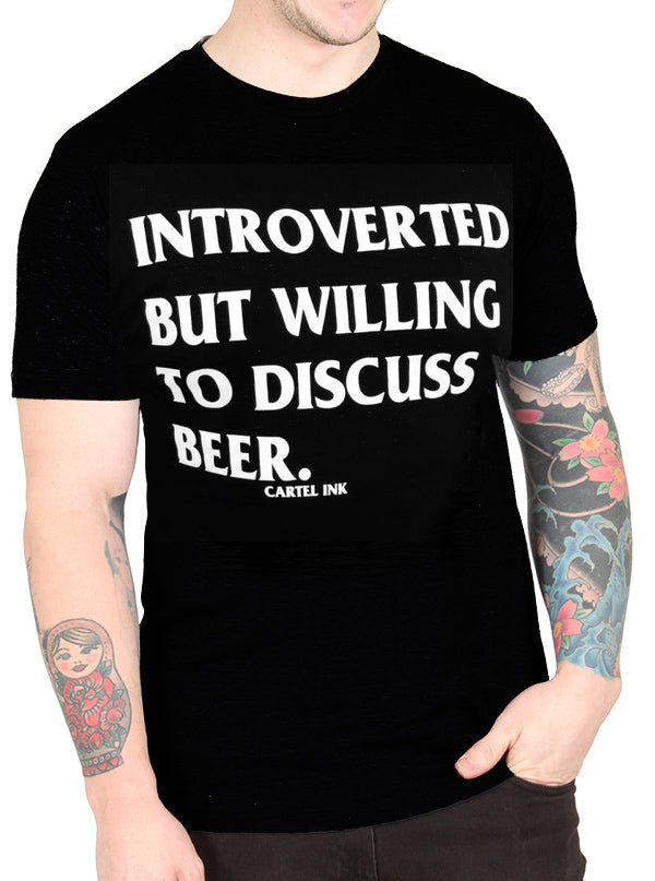 Men&#39;s Introverted / Beer Tee