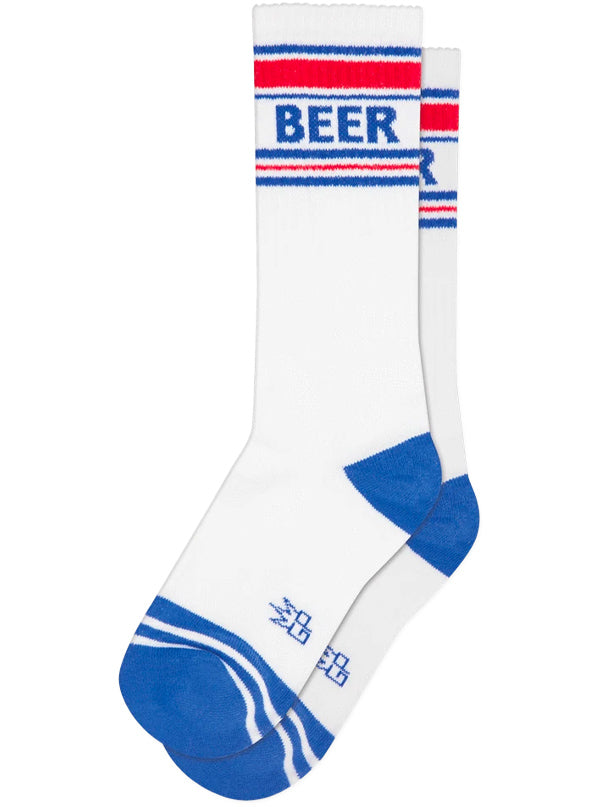 Unisex Patriotic Beer Ribbed Gym Socks